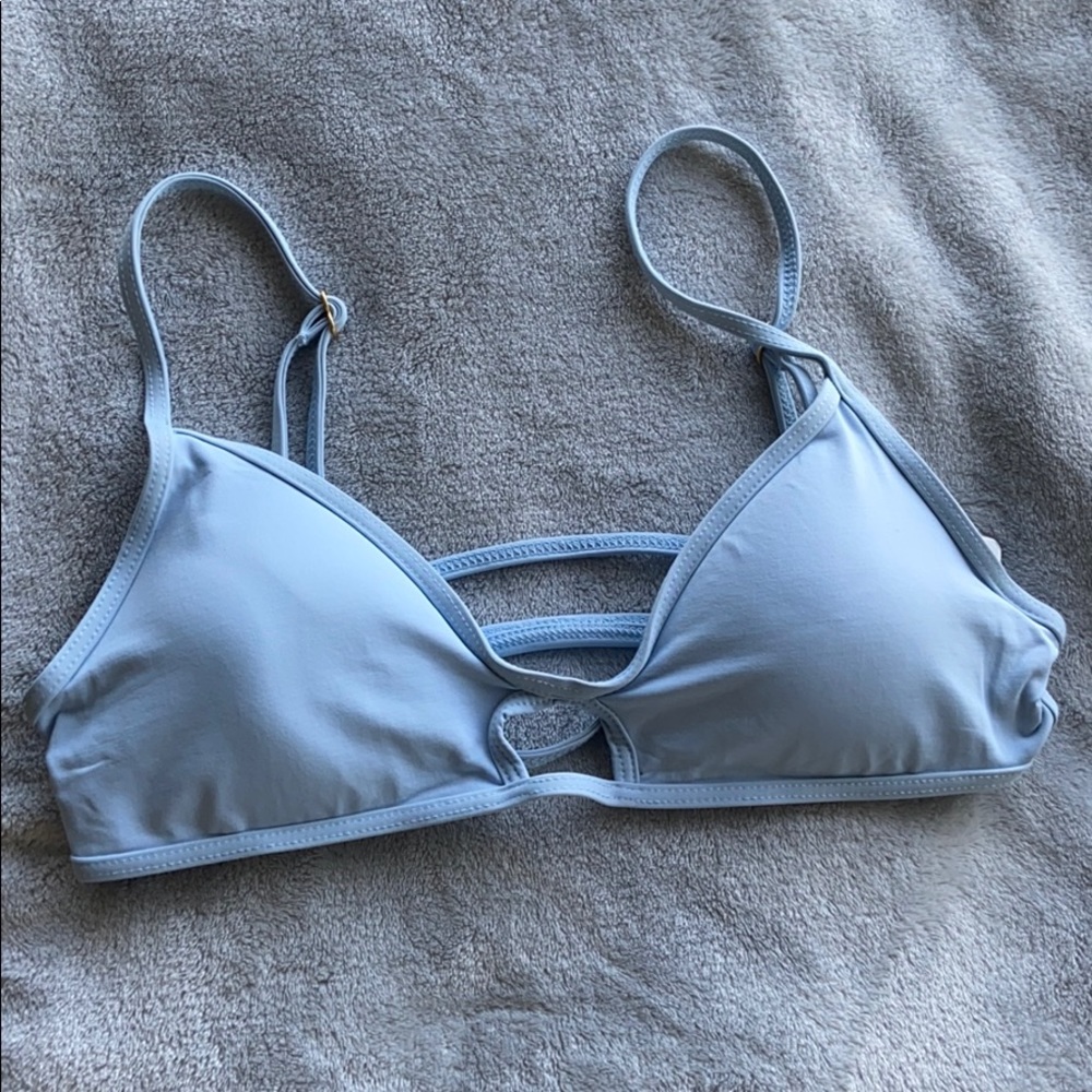 L*space baby blue bikini top